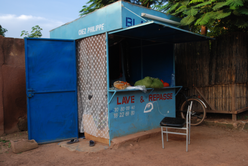 Laundry shop in Ouagadogou
